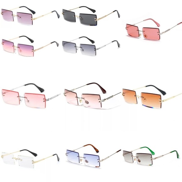NEW! Square Tinted Sunglasses - Picture 3 of 4
